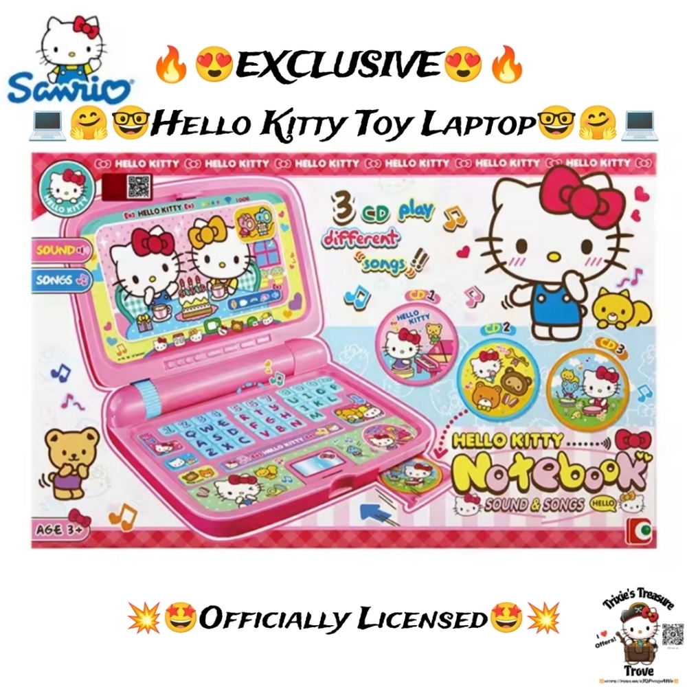 EXCLUSIVE - Hello Kitty Officially Licensed Toy Laptop